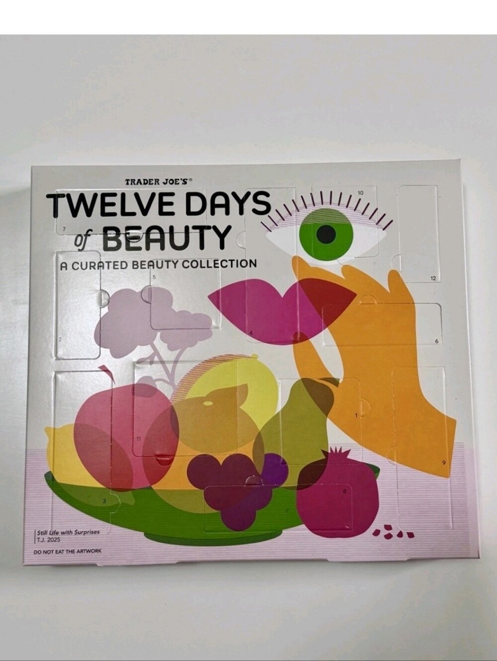 New Trader Joe's Advent 12 Days of Beauty A Curated Beauty Collection of Twelve